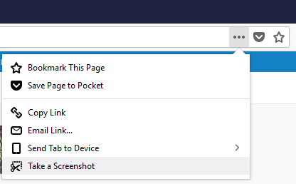 How to take a long screenshot in firefox