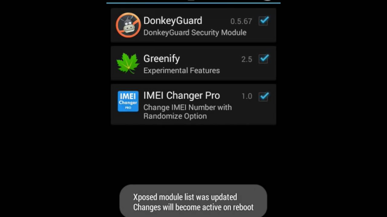 Xposed app Module List 