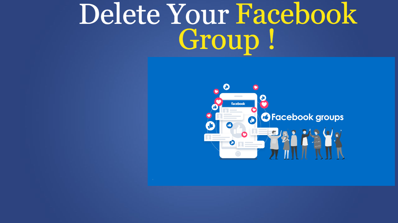 How to delete facebook Group