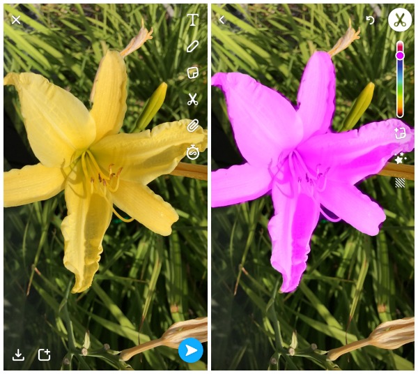 Change color if an object Snapchat hacks and tricks