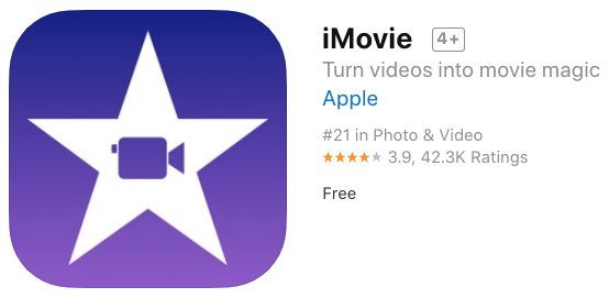 Combine video on iPhone with iMovie