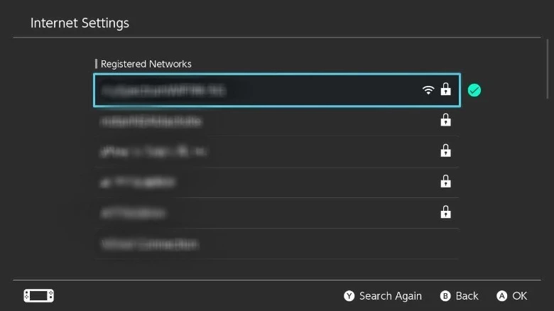 select wifi network in switch